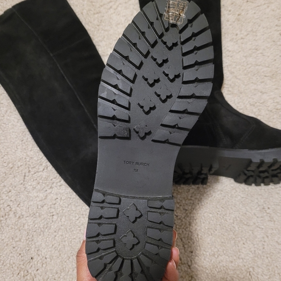 Tory Burch Black Over the Knee Boots - Picture 4 of 6